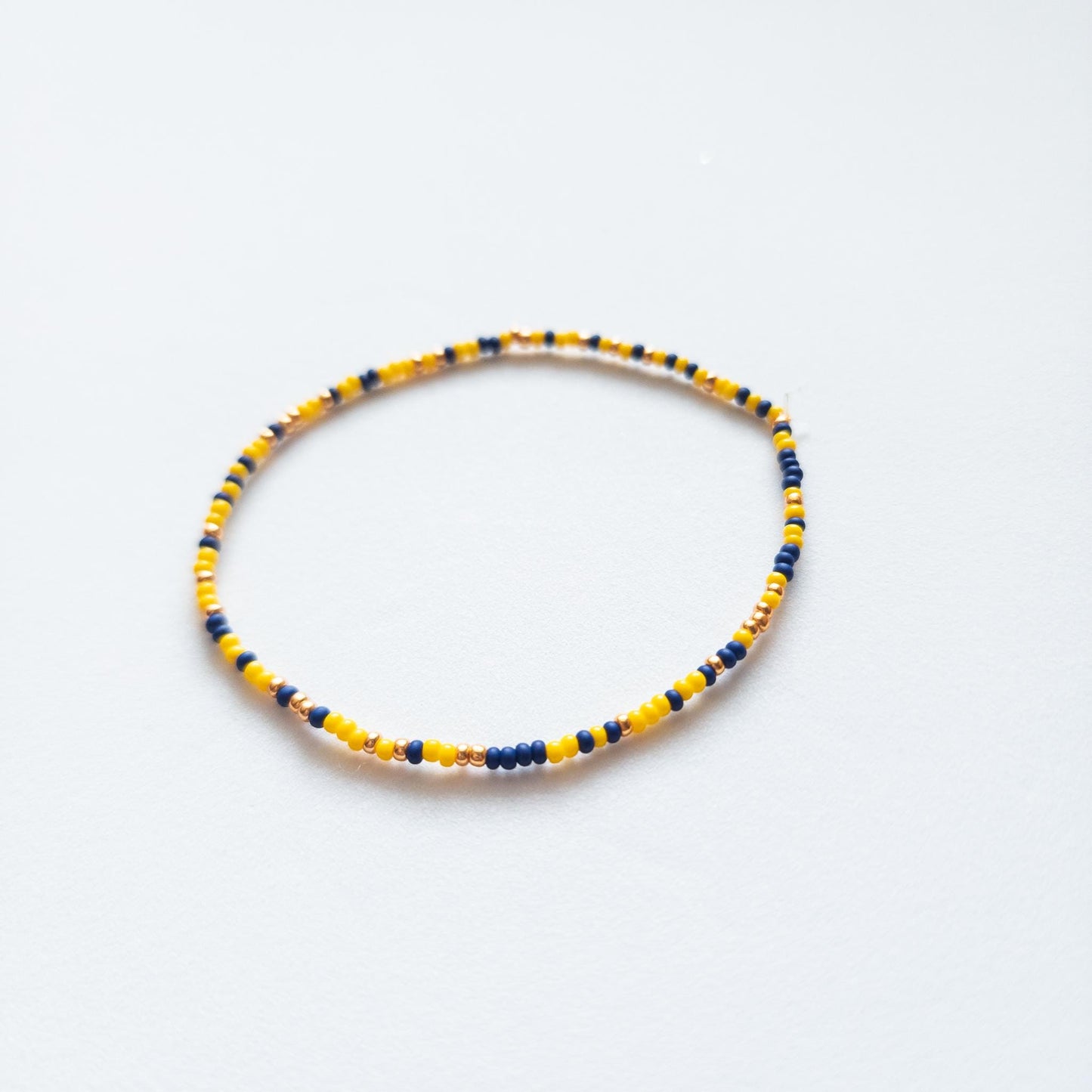 Navy & Gold Eleven Bracelet